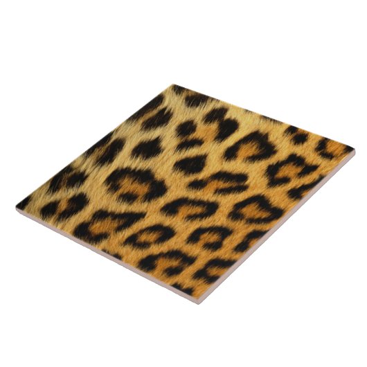 Leopard Print Tegeltje (Zijkant)