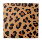 Leopard Print Tegeltje (Voorkant)