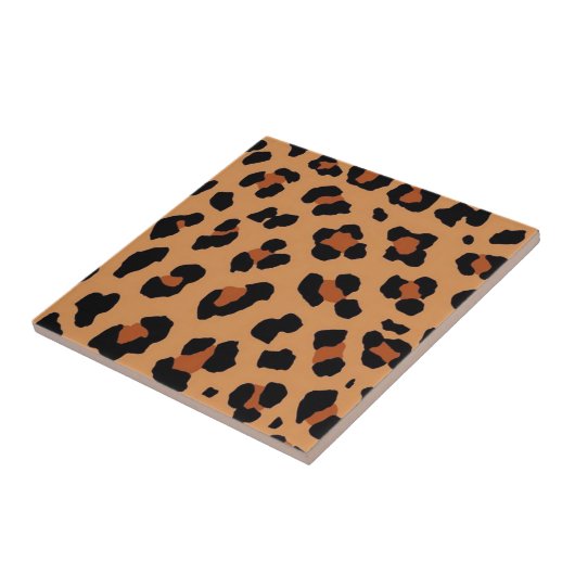 Leopard Print Tegeltje (Zijkant)