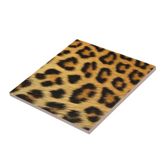 Leopard Print Tegeltje (Zijkant)