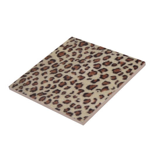 Leopard Print Tegeltje (Zijkant)