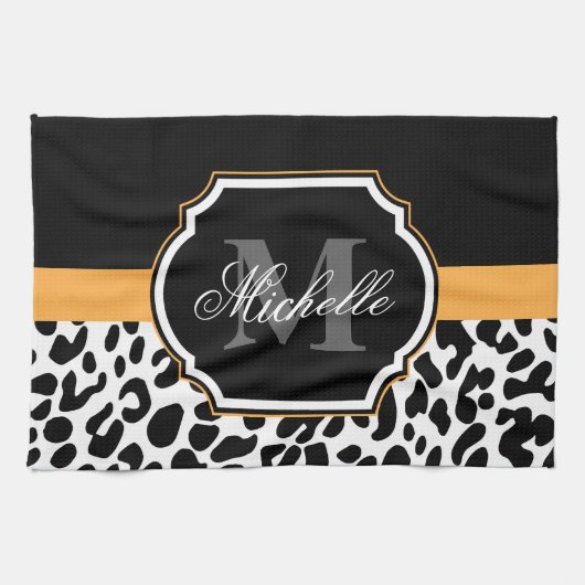 Leopard Print Theedoek (Horizontaal)