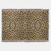 Leopard Print Throw Blanket Deken (Voorkant)