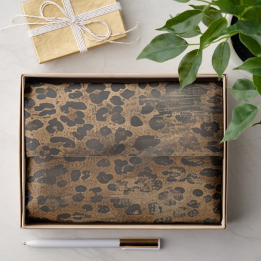 Leopard Print Tissuepapier (Geschenk)