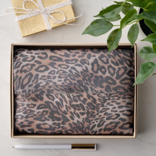 Leopard Print Tissuepapier (Geschenk)