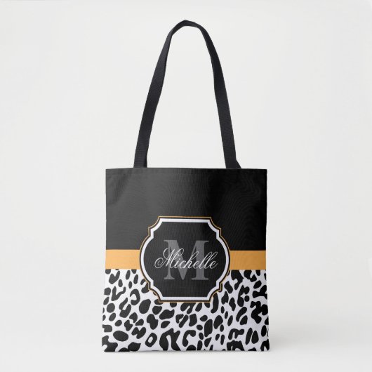 Leopard Print Tote Bag (Voorkant)