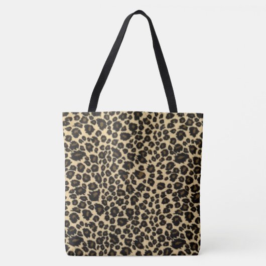 Leopard Print Tote Bag (Voorkant)