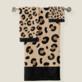 Leopard Print Towel Set Bad Handdoek