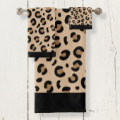 Leopard Print Towel Set Bad Handdoek
