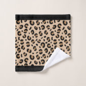 Leopard Print Towel Set Bad Handdoek (Wasdoekje)