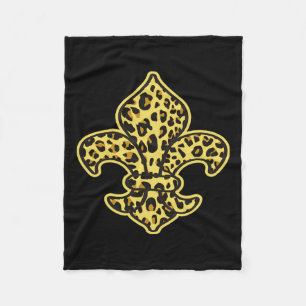 Leopard Print Trendy Mode Dierenpatroon Fleur Fleece Deken