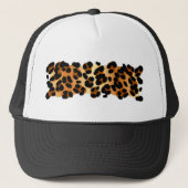 Leopard Print Trucker Pet (Voorkant)