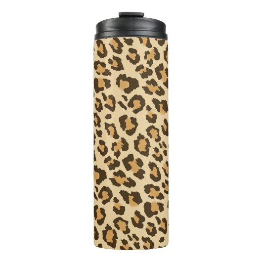 Leopard Print Tumbler Thermosbeker (Voorkant)