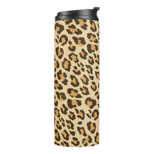 Leopard Print Tumbler Thermosbeker (Gedraaid links)