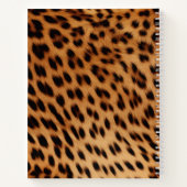 Leopard Print uw foto gepersonaliseerde offerte Notitieboek (Achterkant)