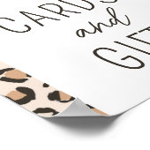 Leopard Print Verjaardagsfeestje Kaarten en cadeau (Hoek)