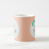 Leopard Print Vet Tech Stethoscope met naam Koffiemok (Center)