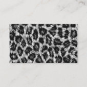 Leopard Print Visitekaartje (Voorkant)