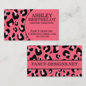 Leopard Print Visitekaartje (Voorkant / Achterkant)