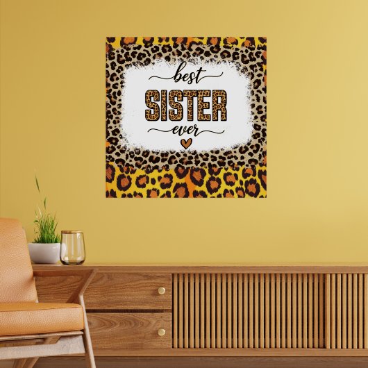 Leopard print voor beste zus (Woonkamer 2)