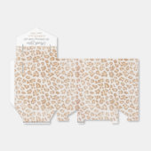 Leopard Print Vrouw Verjaardagsfeestje Favor Box Bedankdoosjes (Uitgevouwen)