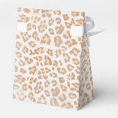 Leopard Print Vrouw Verjaardagsfeestje Favor Box Bedankdoosjes (Achterkant)