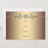 Leopard Print Vrouwen 40ste verjaardagsfeest Kaart (Achterkant)