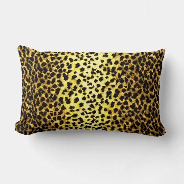 Leopard Print Wallpaper Kussen (Voorkant)