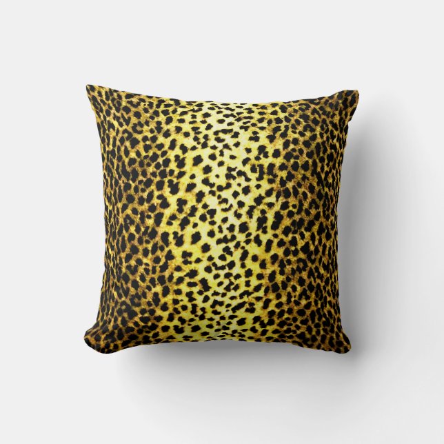 Leopard Print Wallpaper Kussen (Voorkant)