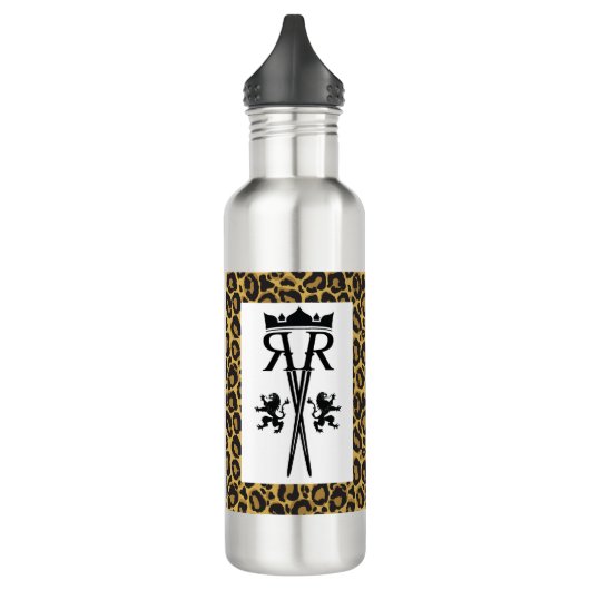 Leopard Print Water Fles (Links)