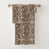 Leopard Print Wild Animal Bad Handdoek (Insitu)