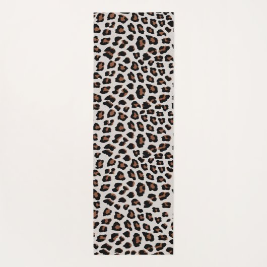 Leopard Print Yogamat (Achterkant)