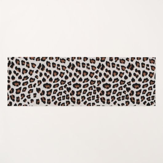 Leopard Print Yogamat (Voorkant (horizontaal))