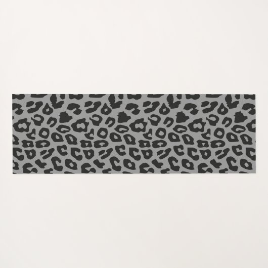 Leopard Print Yogamat (Achterkant (horizontaal))