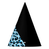 Leopard Print, Zebra Print, Animal Print, Blue Feesthoedjes (Links)