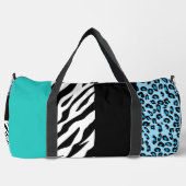 Leopard Print, Zebra Print, Animal Print, Blue Plunjezak (Voorkant)