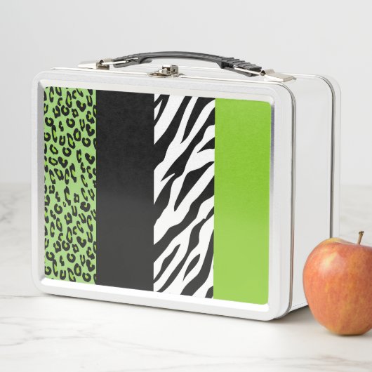 Leopard Print, Zebra Print, Animal Print, Green (In situ)