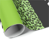 Leopard Print, Zebra Print, Animal Print, Green Cadeaupapier (Rol Hoek)