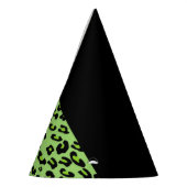 Leopard Print, Zebra Print, Animal Print, Green Feesthoedjes (Links)