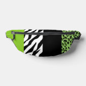 Leopard Print, Zebra Print, Animal Print, Green Heuptasje (Liggend)