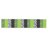Leopard Print, Zebra Print, Animal Print, Green Medium Tafelloper (Horizontaal)
