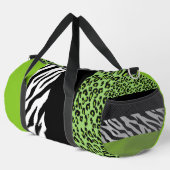 Leopard Print, Zebra Print, Animal Print, Green Plunjezak (Rechterhoek)