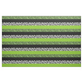 Leopard Print, Zebra Print, Animal Print, Green Stof (Yard (91,4 cm))