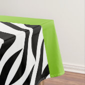 Leopard Print, Zebra Print, Animal Print, Green Tafelkleed (Voorbeeld)