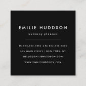 Leopard Print, Zebra Print, Animal Print, Green Vierkante Visitekaartje (Achterkant)