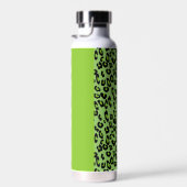 Leopard Print, Zebra Print, Animal Print, Green Waterfles (Rechts)