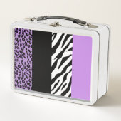 Leopard Print, Zebra Print, Animal Print, Paars (Voorkant)