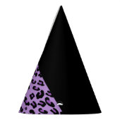 Leopard Print, Zebra Print, Animal Print, Paars Feesthoedjes (Links)