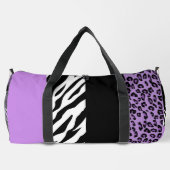 Leopard Print, Zebra Print, Animal Print, Paars Plunjezak (Achterkant)