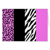 Leopard Print, Zebra Print, Animal Print, Roze (Voorkant Horizontaal)